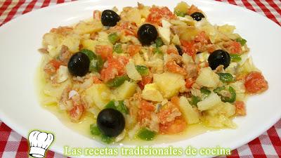 ensalada de patata o ensalada campera