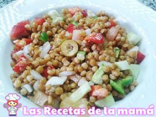 ensalada de lentejas