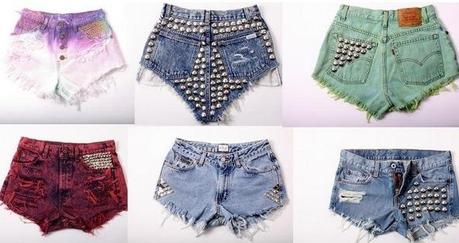 inspiration, denim shorts, ripped jeans, studded jeans, coalnterry vintage, festival looks, alessandra ambrosio, 