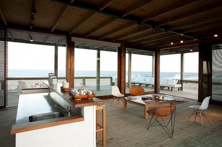 Totalmente integrada en la playa....