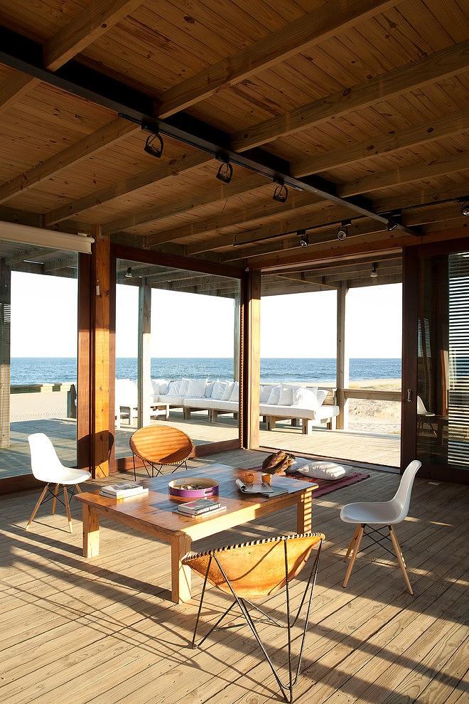 Totalmente integrada en la playa....