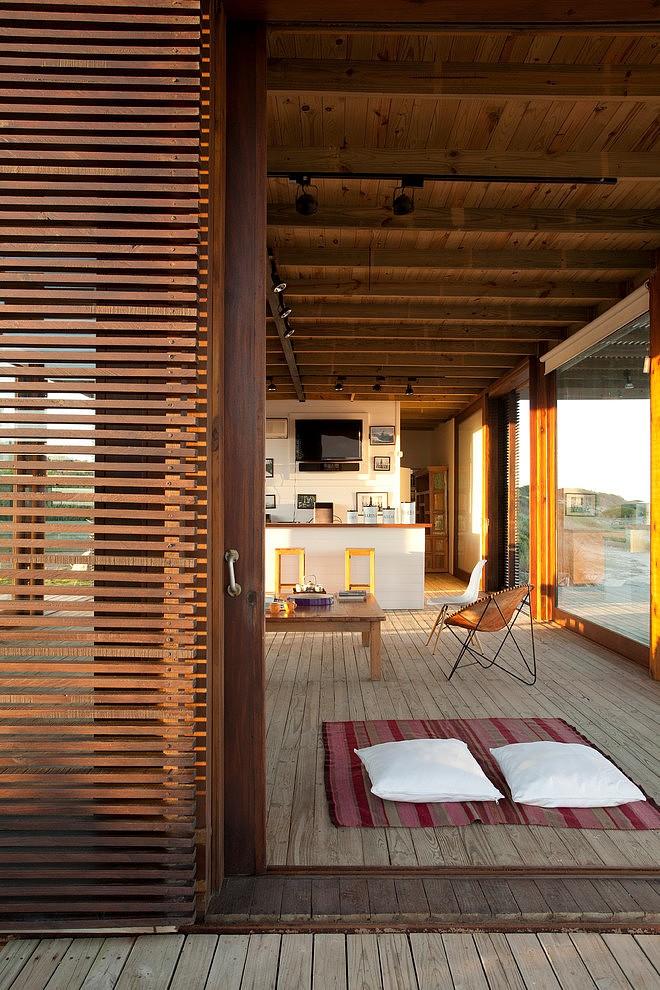 Totalmente integrada en la playa....