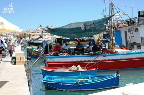 Rutas de autobús en Malta Marsaxlokk Mercadillo (2)