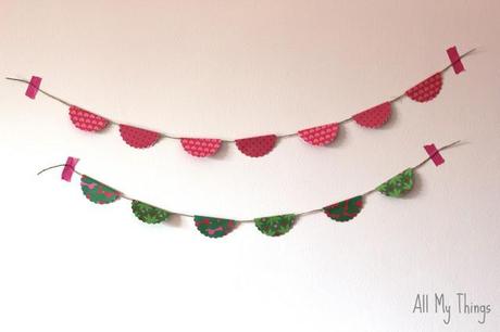 Fun with kids summer. guirnalda de papel