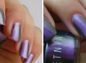 Manicura esmalte tornasolado