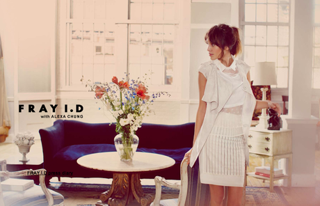 Alexa Chung styling for FRAY I.D