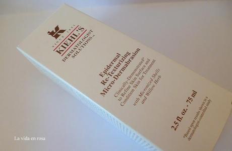 Microdermoabrasión Retexturizante de Kiehl's, mi exfoliante favorito