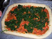 PIZZA ESPECIAL DE ESPINACAS CON QUESO DE CABRA PIZZA ESPECIAL DE ESPINACAS CON QUESO DE CABRA