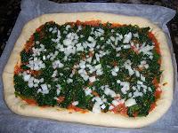 PIZZA ESPECIAL DE ESPINACAS CON QUESO DE CABRA PIZZA ESPECIAL DE ESPINACAS CON QUESO DE CABRA