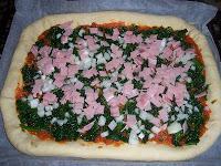 PIZZA ESPECIAL DE ESPINACAS CON QUESO DE CABRA PIZZA ESPECIAL DE ESPINACAS CON QUESO DE CABRA