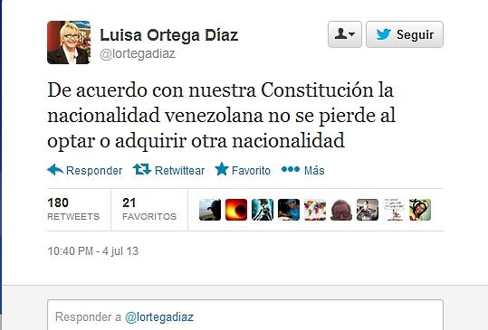 Nicolás Maduro no es venezolano: Fiscal Venezuela