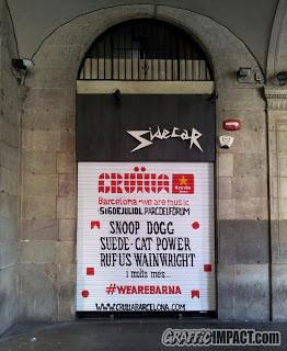 Persianas publicidad Cruïlla Barcelona