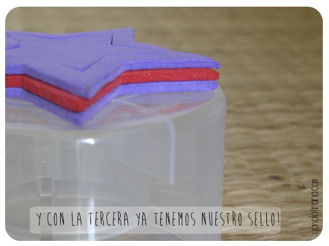 Estampar con lejía un mantel