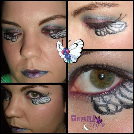 #Reto# ~Poke-Makeup~ Tipo: Volador - #012 Butterfree