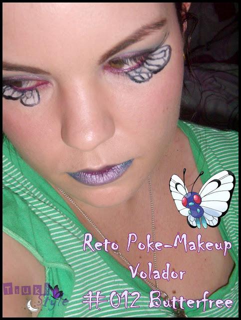 #Reto# ~Poke-Makeup~ Tipo: Volador - #012 Butterfree