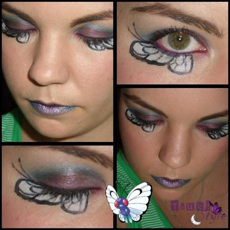 #Reto# ~Poke-Makeup~ Tipo: Volador - #012 Butterfree
