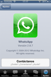 Estado en Whatsapp