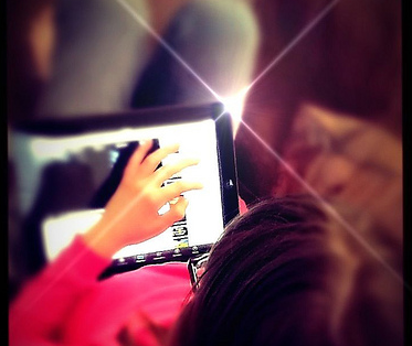 niños y tablets