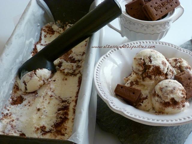 Helado con Galletas Bourbon