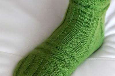 Cirugía a un calcetin