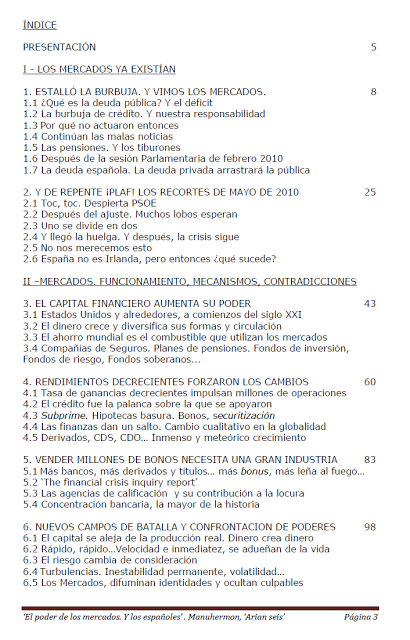 El poder de los mercados. Y los españoles