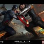 Póster de Capitán América: El Soldado de Invierno para la SDCC 2013