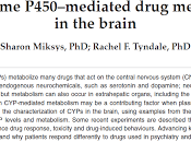 Metabolismo cerebral fármacos mediados citocromo P450 Miksys Tyndale