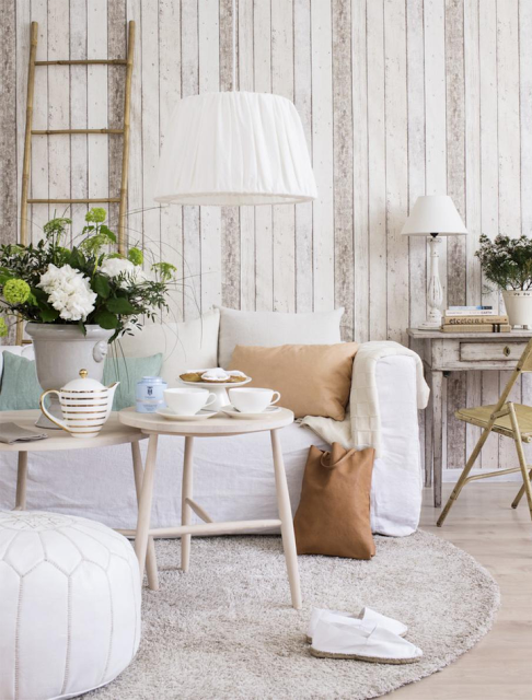 UN INSPIRADOR SALON EN TONOS NATURALES