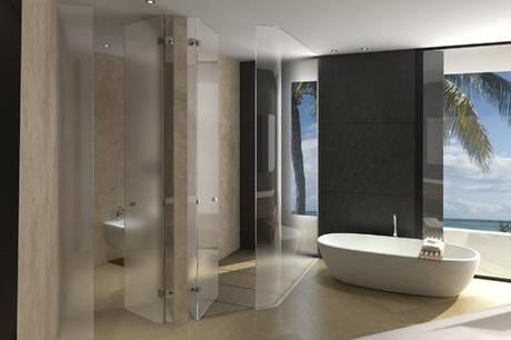 A-cero Projects DISEÑOS DE CUARTOS DE BAÑO PARA LA VIVIENDA PROYECTADA POR A-CERO EN LA COSTA ESTE DE EEUU