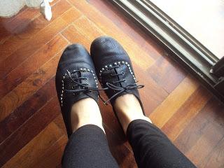 DIY: CHATITAS CON TACHAS + OUTFIT