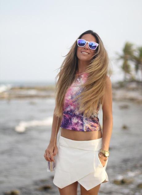White skort outfit fashion blogger Mónica Sors (7)