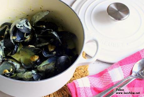 Receta express de mejillones a la crema