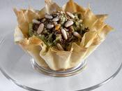 Postre aguacate frutos secos