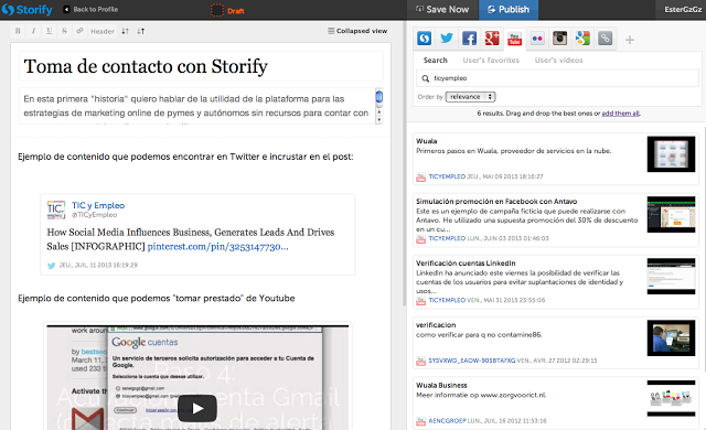 Storify selecciona el mejor contenido de las redes sociales para tus seguidores