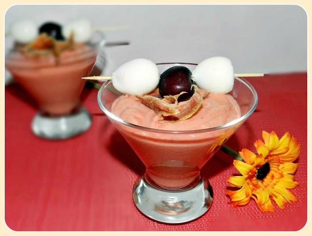 Salmorejo de cerezas