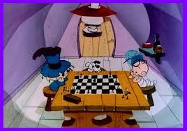 Ajedrez. Los niños aprenden a jugar con imágenes