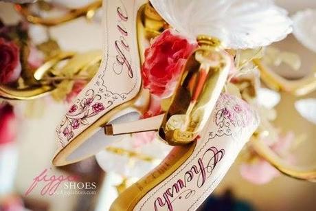 Personaliza tus Zapatos de Novia ... pintados a mano ...