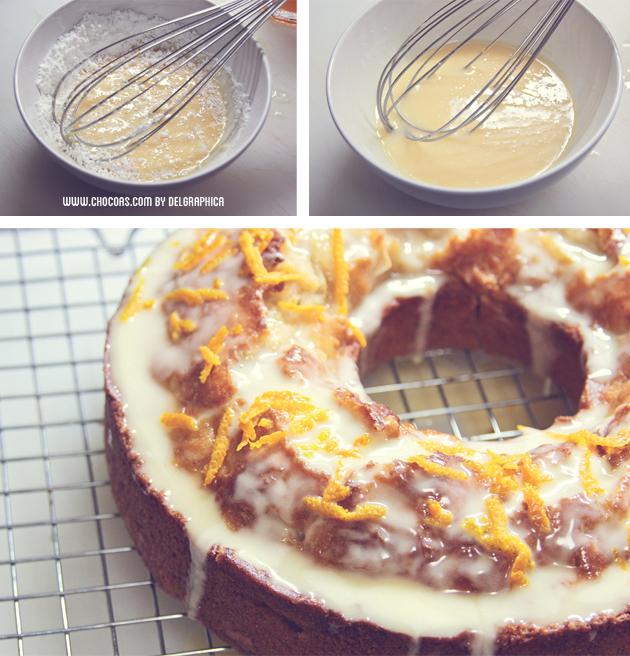 glaseado de frutas para bizcocho