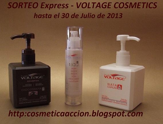 ¡SORTEO EXPRESS – lote de productos capilares de VOLTAGE COSMETICS!