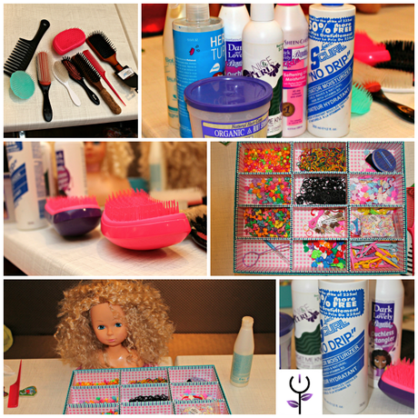 Taller sobre cabello afro con Peinando Nubes utensilios y productos para peinar el cabello afro