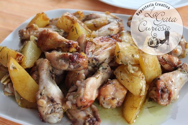 ALITAS DE POLLO AL HORNO EN BOLSA