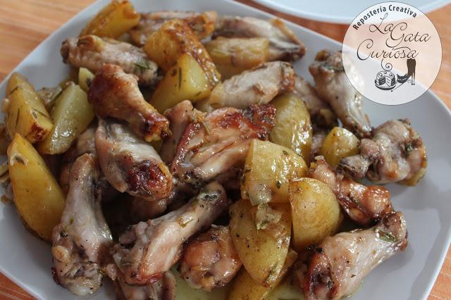 ALITAS DE POLLO AL HORNO EN BOLSA