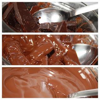 copas de chocolate / Schokoladenkörbchen