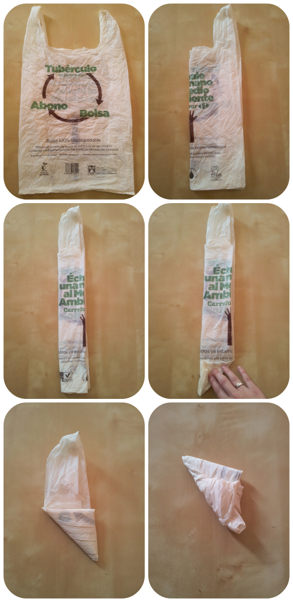 Cómo plegar una bolsa de plástico - Paperblog