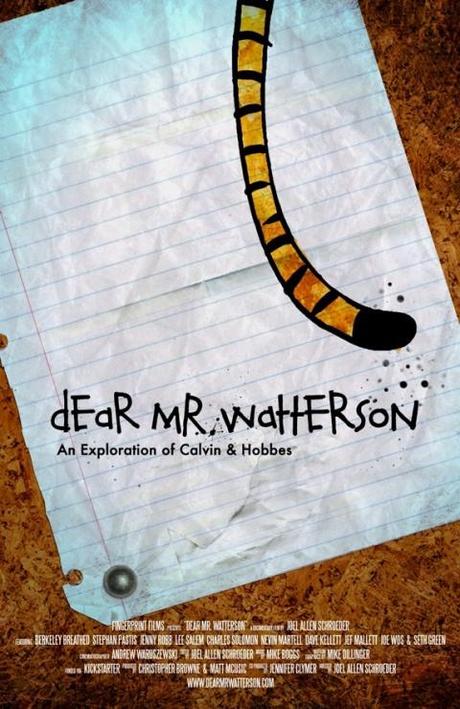 Tráiler del documental que ahonda en la popularidad de las tiras de “Calvin & Hobbes” poster dear mr watterson calvin & hobbes