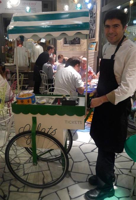 carrito helados ticket restaurante barcelona