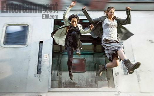 Divergente: Shailene Woodley saltando osadamente en la nueva imagen.