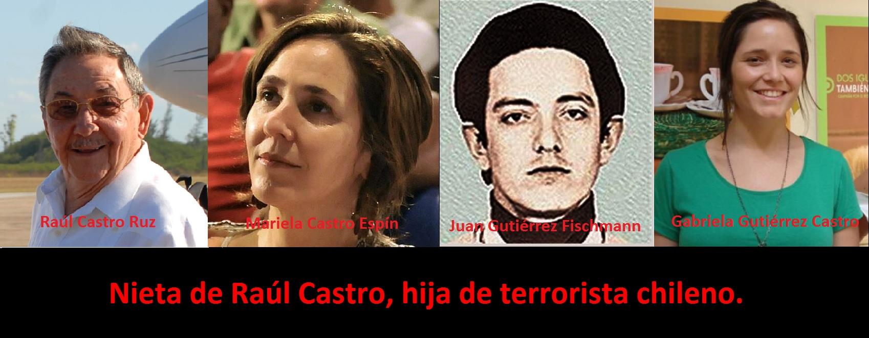 Nieta de Raúl Castro, hija de terrorista chileno.