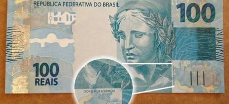 Brasil sumida en el caos por billetes con el lema “Alabado sea Gokuh”