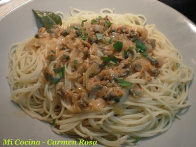 ESPAGHETTI CON LE VONGOLE (BERBERECHOS)